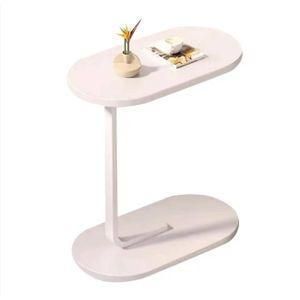 METAL AND WOOD SIDE TABLE/STOOL