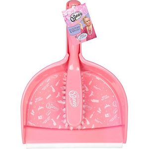 Kim Woodburn Plastic Dustpan And Brush - Pink