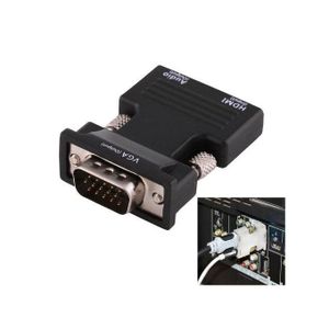 HDMI Female To VGA Male Converter With Audio 