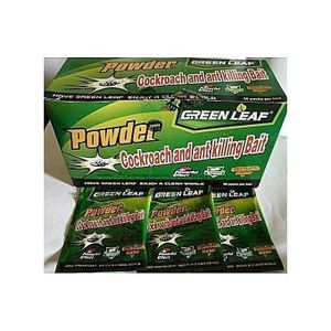 Green Leaf 50 Satchets Of Green Leaf Cockroach Killing Powder