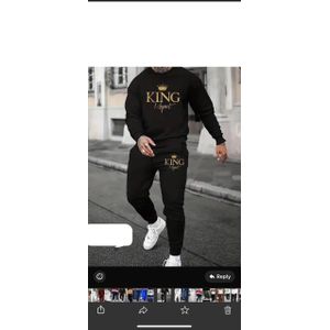KING- PRINTED TOP WITH JOGGER- MEN