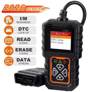 Original V600 Professional Obd2 Scanner Automotive Diagnostic Tool with Real-Time Data Stream, Full-Featured Obd Ii Testing (I/M Ready, Bod2/Eobd), Clears Engine Fault Lights, Reads/Erases Codes for Most Vehicles, Automotive Maintenance