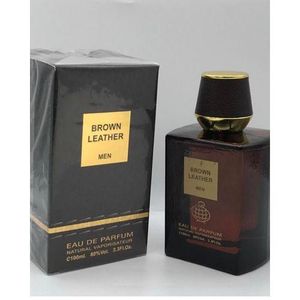 Fragrance Avenue  Brown Leather Unisex 48hrs Long-lasting Perfume