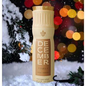 Paris Corner DECEMBER VANILLA PERFUMED DEODORANT BODYSPRAY 200ML