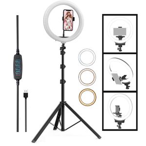 13 Inches LED Ring Light  With 2.1 Meter Tripod