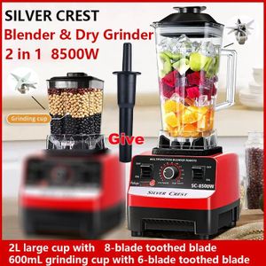 SILVER CREST 2L Industrial 8500W Food Crusher Blender With 2 Jar