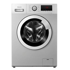 Hisense Front Load Washing Machine, 6 KG, Smart Control, Silver WM 6010