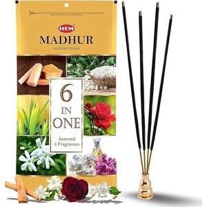 Hem 6-in-1 Assorted fragrances Incense Sticks -135g