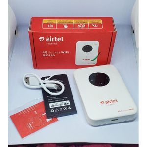 Airtel 4G Universal Mobile MiFi WiFi Router ZLT M30 Pro For All Network Plus Lan Port & 30GB Data Bonus