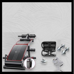 Durable Sit-Up Bench And 20kg Adjustable Dumbell Set With Case