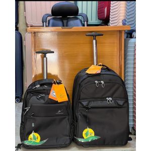 Leaves King BLACK LUXURY Trolley/Backpack- 2set