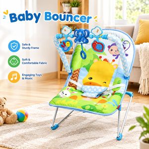 Baby Rocking Chair, Baby Soothing Recliner, Baby Comfort Chair For Babies aged 0-3 years
