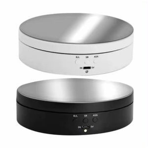 Electric swivelling base jewelry display stand