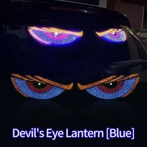 Car headlight RGB colorful eye decorative light LED display decorative pixel panel Front windshield USB 5V multi-mode light