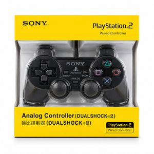 Games Sony PlayStation 2 Wired Analog Controller (DualShock 2) – Black