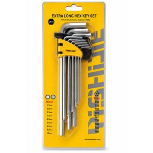 9PCS  LONG HEX KEY SET – 