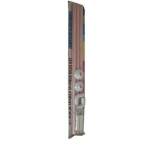 Corner Shower Curtain Rod- Pink