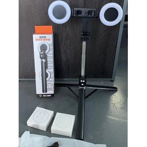 LED LITE Double Light Selfie Stick tripod