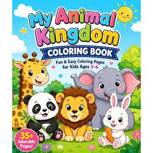 Sinatech Coloring books for Kids featuring over 35+ Animals