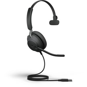 Jabra Evolve2 40 Mono Wired On-Ear Headset (USB TYPE A)
