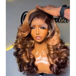 Raquel Ombré Highlight Deep Wave / Loose Curl Lace Front Wig
