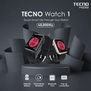 Tecno Watch 1 TSP-W01 Smart Watch 1.3 inch 200mAh New