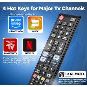 Samsung Universal Replacemnet Remote LED LCD UHD HD 4K 8K ULTAR QLED SMART