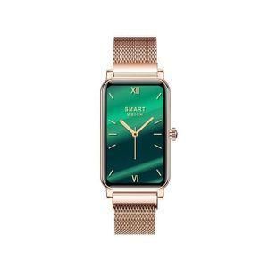 Premium ZX19 Luxury Women SmartWatch - Top Quality, IP68 Waterproof, Rectangular Design, Heart Rate, and Fitness Tracker
