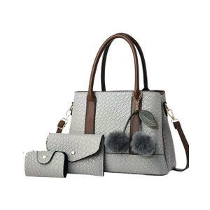 Lilycroco 3in1 Women Leather bag Ladies Handbag