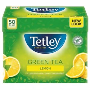 Tetley Green Tea With Lemon 50 Packs