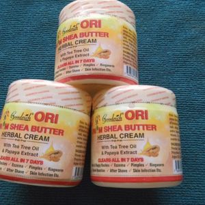GoodRich 3 PCS:ORI PALM SHEA BUTTER HERBAL CREAM 200G