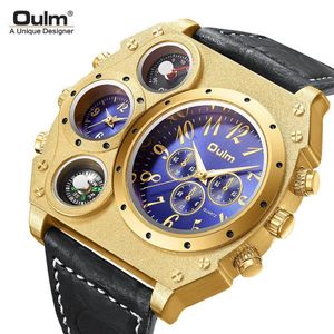 Gemat quality leather wrist watch 