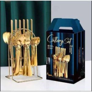 24 pieces Cutlery Set -Spoon/Fork/Knife 