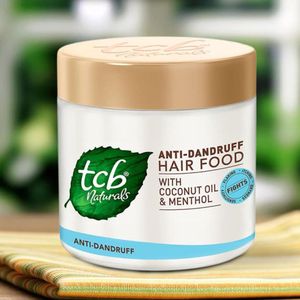 TCB Naturals NAFDAC APPROVED Anti Dandruff & Scalp Itching Hair Food with Coconut Oil & Menthol -500ml (Big Size)