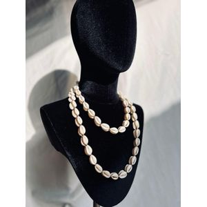 2 sets Handmade shell Necklace men women summer beach bohemian shell choker Necklace Men Cowries Necklace sea shell pendant 