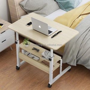 Adjustable Laptop Table with Wheels