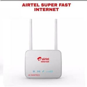 Airtel 4G LTE ZLT S25 Wireless Router with Sim, Amp and Backup Battery 