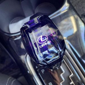 Lexus Crystal LED Gear Knob – 7-Color Touch-Sensitive Rechargeable Shift Knob (Universal)
