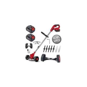 Machine Complete Set of Rechargeable Grass Cutter With Two 48V Batteries, Free Accessories & Hand Gloves