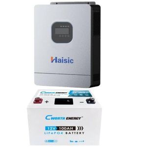 CWORTH ENERGY 1.5kva Hybrid inverter and 1.3kwh Lithium battery