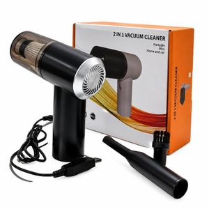 2 in 1 Rechargeable Portable Mini Vacuum Cleaner for Car, Home and Office
