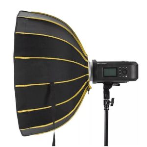 TRIOPO KL-105cm Collapsible Silver Beauty Dish Diffuser Quick Folding Softbox