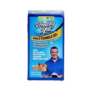 nature's field  Healthy You Men's Formula – Premium Multivitamin Multimineral Antioxidant Iro