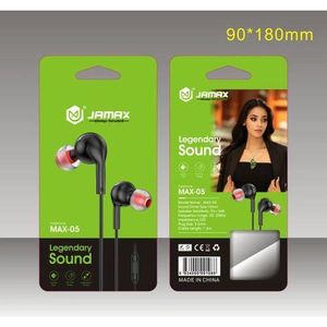 Jamax Original max05 earphone,active noice cancellations