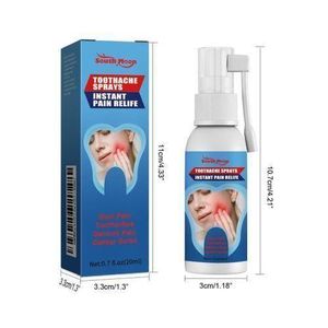 SOUTH MOON Fast Acting Toothache Pain Relief Spray – Herbal Dental Pain Relief Spray, Instant Tooth and Gum Care, Oral Care Spray for Toothache, Sore Gums and Sensitivity