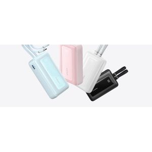 Anker Zolo Power Bank (2025 Upgraded Version), 45W Max Fast Charging, 20,000mAh Battery Pack, Dual Built-in USB-C Cables, USB-C&A Port, for iPhone 17/16 Series, Galaxy, MacBook, and More One piece