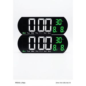 Ultra-Modern LED Digital Wall & Desk Clock 