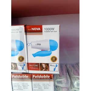 NOVA NV-1290 1000W Foldable Hair Dryer