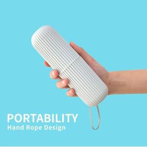 Travel Toothbrush Case - Beige