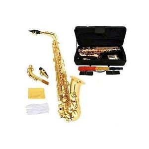 Yamaha Alto proffessional Saxophone for beginner and intermidiate player – Gold Lacquer free gift